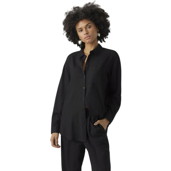 Vero Moda VERO MODA dam skjorta VMMYMILO Shirt Black