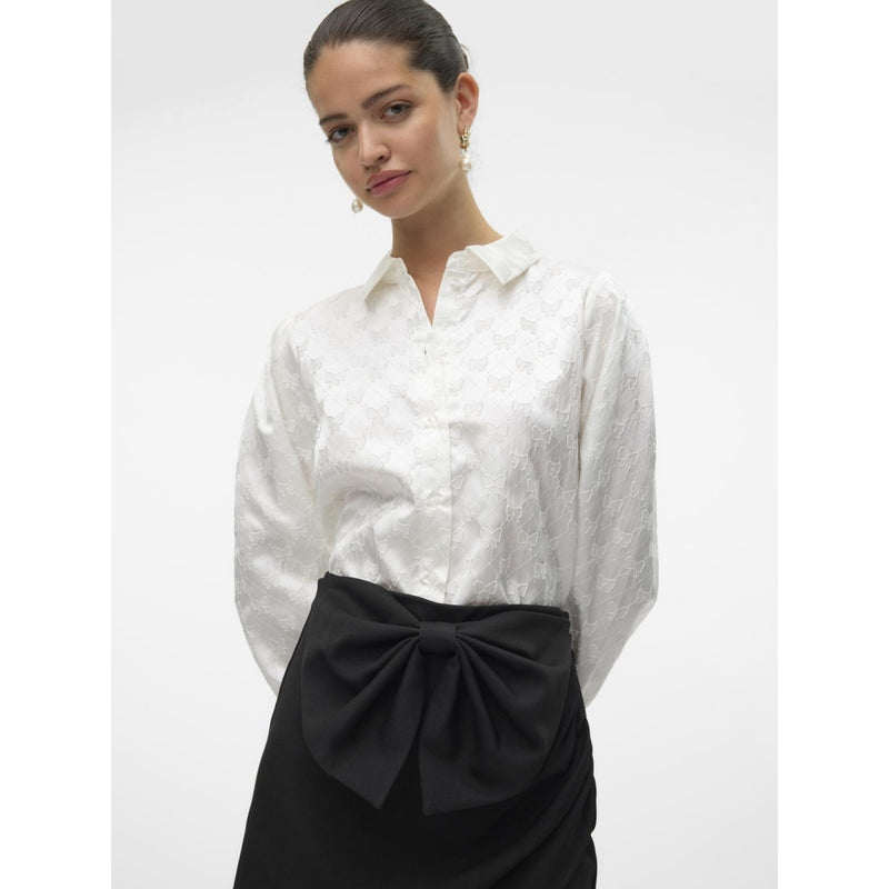 Vero Moda VERO MODA dam skjorta VMVIGA Shirt Snow white