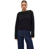 Vero Moda VERO MODA dam stickad VMALETTA Knit Black