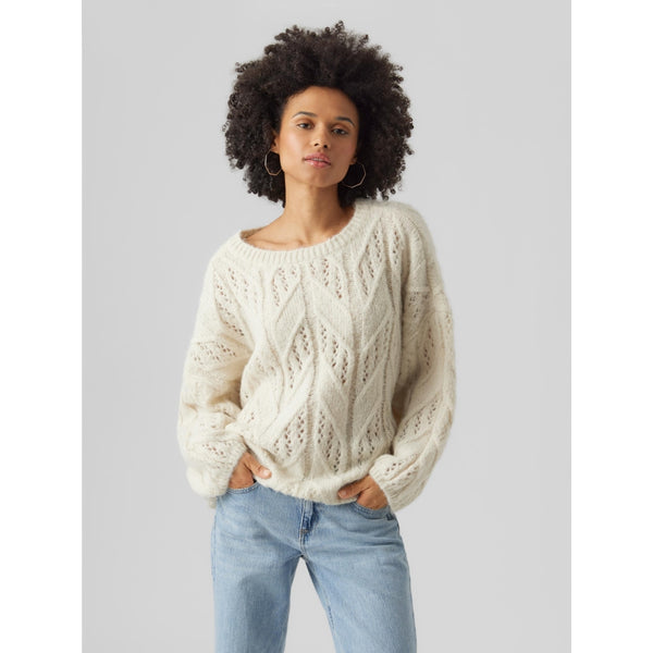 Vero Moda VERO MODA dam stickad VMBLUEBERRY Knit Birch