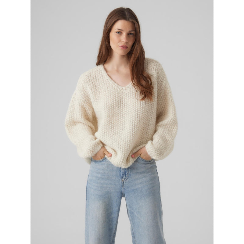 Vero Moda VERO MODA dam stickad VMERIN Knit Birch