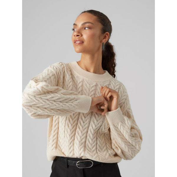 Vero Moda VERO MODA dam stickad VMFABULOUS Knit Birch