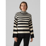 Vero Moda VERO MODA dam stickad VMHERMOSA Knit Black W BIRCH