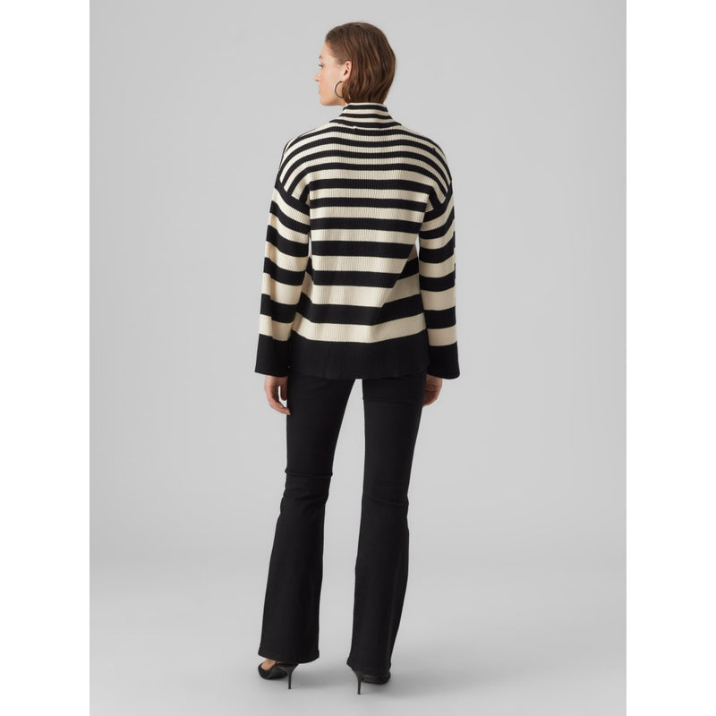 Vero Moda VERO MODA dam stickad VMHERMOSA Knit Black W BIRCH