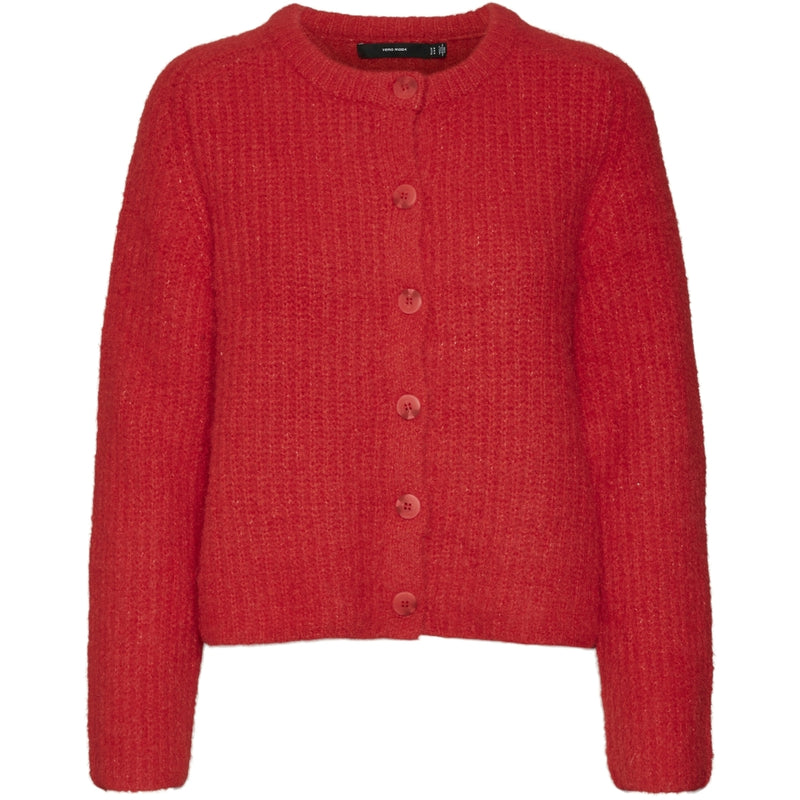 Vero Moda VERO MODA dam stickad tröja VMAWSOME Knit Salsa