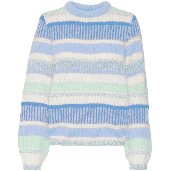 Vero Moda VERO MODA dam sweater VMNEWEMBRACE Knit Dutch Canal W.SILT GREEN/BIRCH/CLEARWATER/BONNIE B