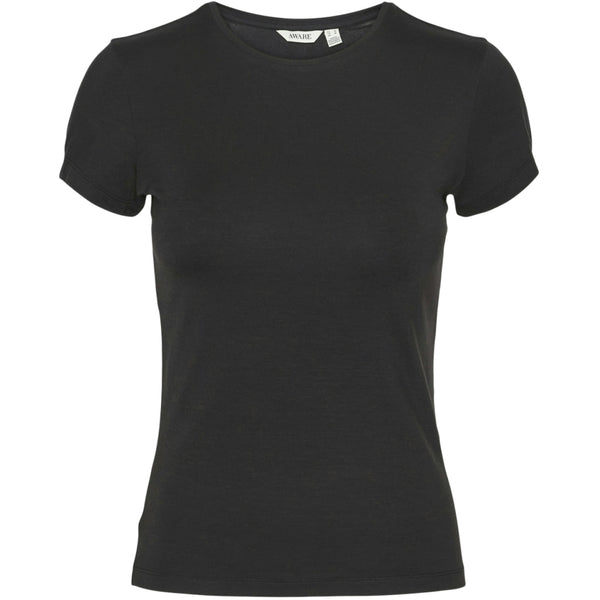 Vero Moda VERO MODA dam t-shirt VMINES Restudsalg Black