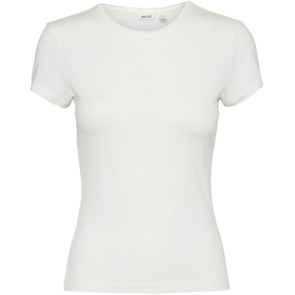 Vero Moda VERO MODA dam t-shirt VMINES Restudsalg Snow white