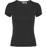 Vero Moda VERO MODA dam t-shirt VMINES T-shirt Black