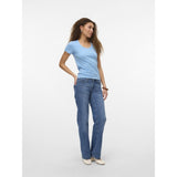 Vero Moda VERO MODA dam t-shirt VMLOTTE T-shirt Azure Blue Stripes AIRY BLUE