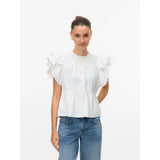 Vero Moda VERO MODA dam topp VMISOLDE Blouse Snow white