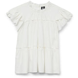 Vero Moda VERO MODA dam topp VMISOLDE Blouse Snow white