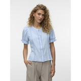 Vero Moda VERO MODA dam topp VMNATALI Top Cashmere Blue
