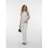 Vero Moda VERO MODA dam topp VMWILLOW Top Snow White Black Dots