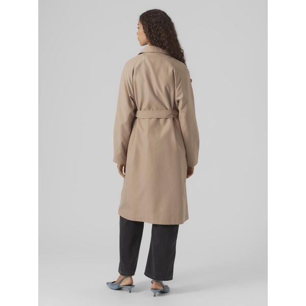 Vero Moda VERO MODA dam trenchcoat VMDOREEN Jacket Silver Mink