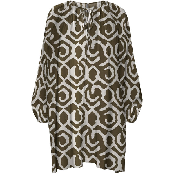 Vero Moda VERO MODA dam tunika VMIRIS Tunica Dark Olive GRAPHIC PUMICE STONE