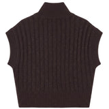 Vero Moda VERO MODA dam väst VMBANG Vest Chocolate Torte Melange