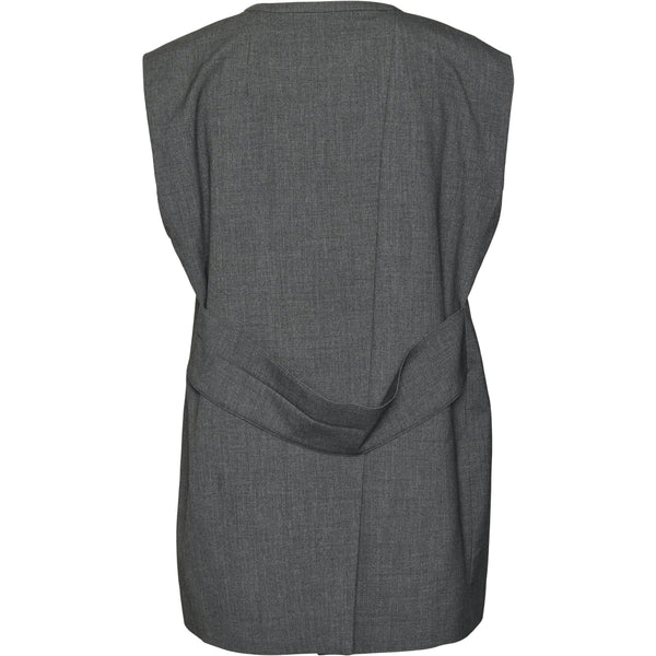 Vero Moda VERO MODA dam väst VMOKAVA Vest Dark grey melange