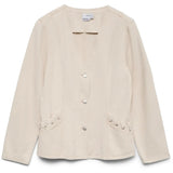 Vero Moda VERO MODA damjacka VMLEVA Jacket Ecru