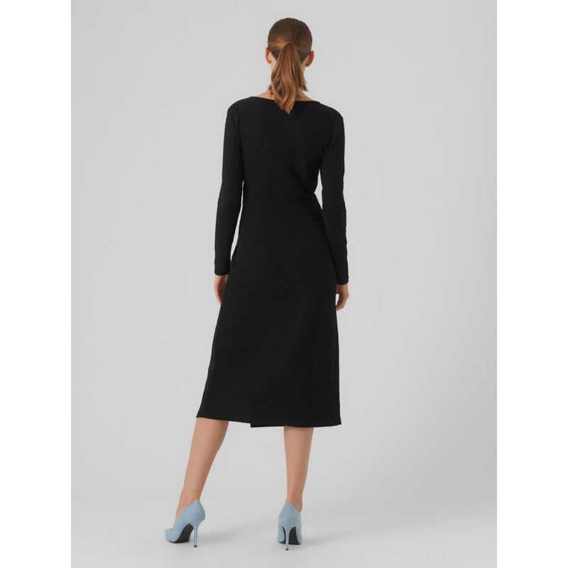 Vero Moda VERO MODA dam klänning VMKANZ Dress Black Black lurex