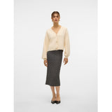 Vero Moda VERO MODA dam kjol VMARIA Skirt Black W. BIRCH GRAFIC PRINT