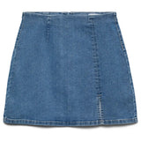 Vero Moda VERO MODA dam kjol VMNELLY Skirt Medium blue denim