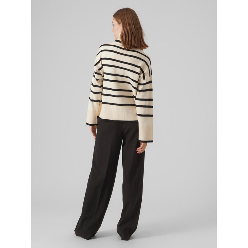 Vero Moda VERO MODA dam stickad VMSABA Knit Birch BLACK