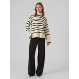 Vero Moda VERO MODA dam stickad VMSABA Knit Birch BLACK