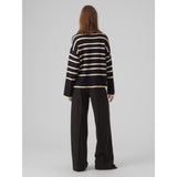 Vero Moda VERO MODA dam stickad VMSABA Knit Black BIRCH