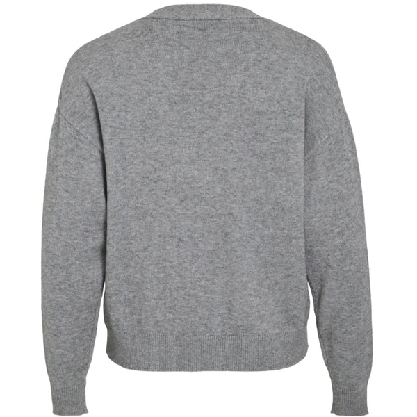 VILA VILA DAME CARDIGAN VIRIL Cardigan Medium grey melange