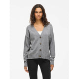 VILA VILA DAME CARDIGAN VIRIL Cardigan Medium grey melange