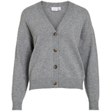 VILA VILA DAME CARDIGAN VIRIL Cardigan Medium grey melange