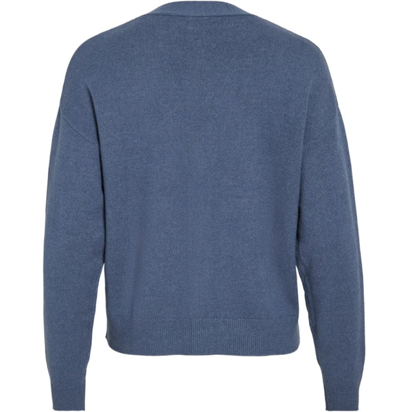 VILA VILA DAME CARDIGAN VIRIL Cardigan Vintage Indigo Dark Melange