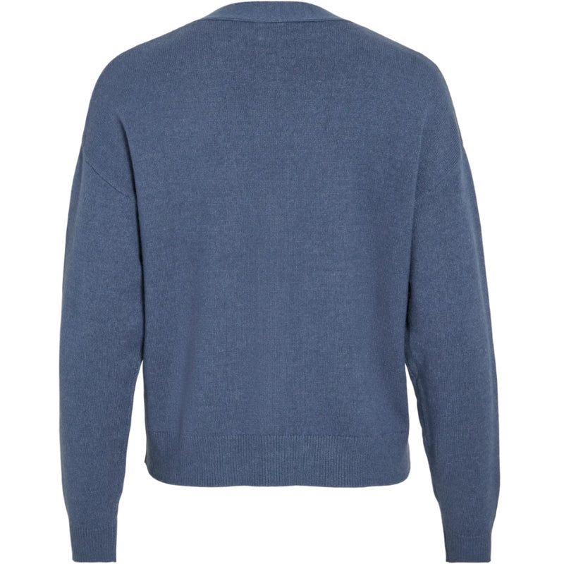 VILA VILA DAME CARDIGAN VIRIL Cardigan Vintage Indigo Dark Melange