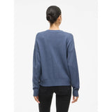 VILA VILA DAME CARDIGAN VIRIL Cardigan Vintage Indigo Dark Melange