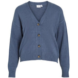 VILA VILA DAME CARDIGAN VIRIL Cardigan Vintage Indigo Dark Melange