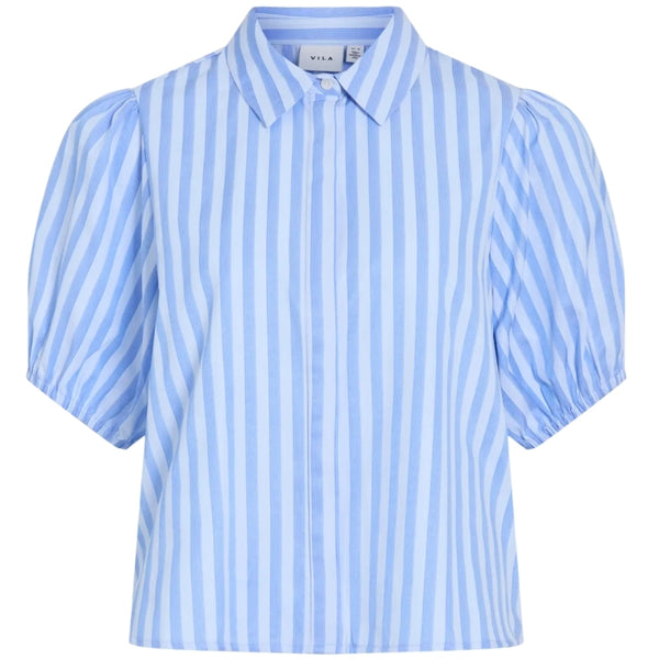 VILA VILA DAMSKJORTA VIASTANA Shirt Kentucky Blue Stripes