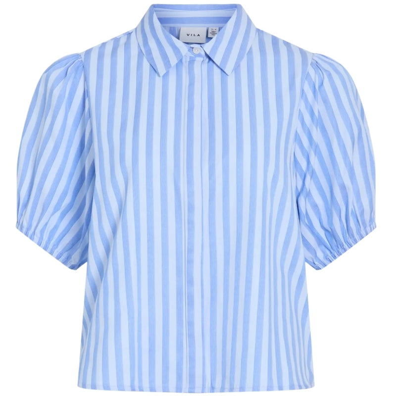 VILA VILA DAMSKJORTA VIASTANA Shirt Kentucky Blue Stripes