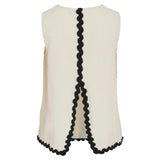 VILA VILA DAMTOP VIMANDA Top Birch Black Beauty