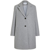 VILA VILA DAM JACKA VICLAUDIA Jacket Light Grey Melange