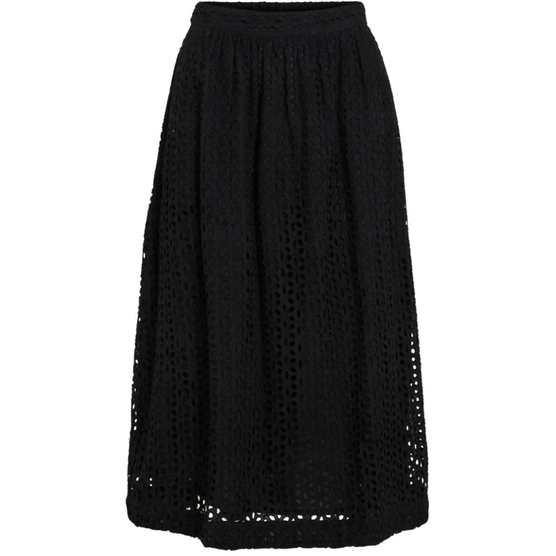 VILA VILA DAM KJOL VIAKISA Skirt Black Beauty