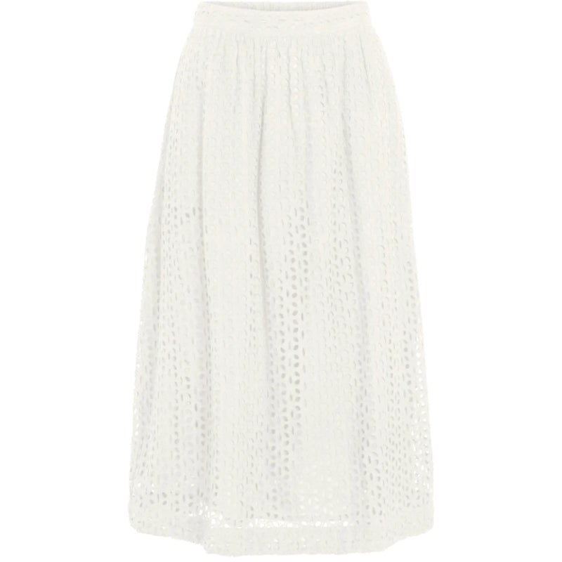 VILA VILA DAM KJOL VIAKISA Skirt Snow white