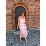 VILA VILA DAM KLÄNNING VIHARLEY Dress Sea Pink SMALL FLOWERS