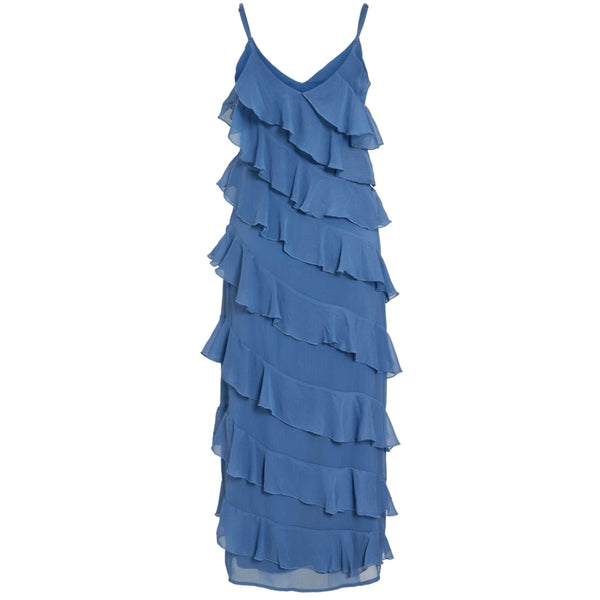 VILA VILA DAM KLÄNNING VILUNA Dress Cashmere Blue