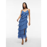 VILA VILA DAM KLÄNNING VILUNA Dress Cashmere Blue