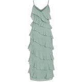 VILA VILA DAM KLÄNNING VILUNA Dress Green Milieu