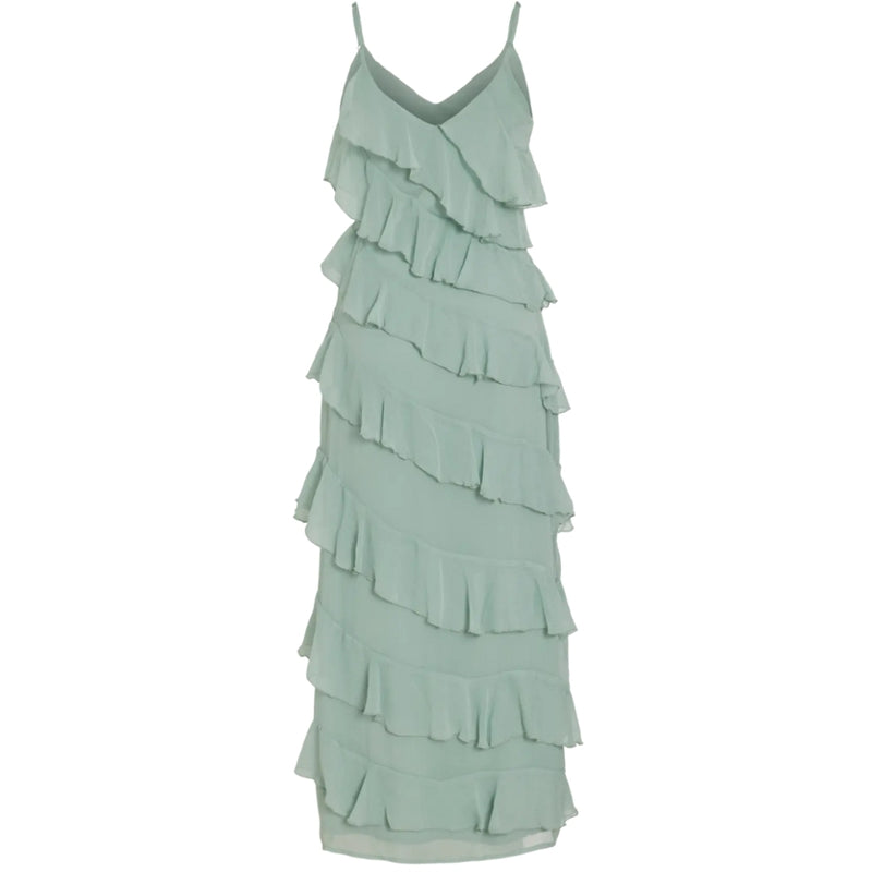 VILA VILA DAM KLÄNNING VILUNA Dress Green Milieu