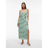 VILA VILA DAM KLÄNNING VILUNA Dress Green Milieu