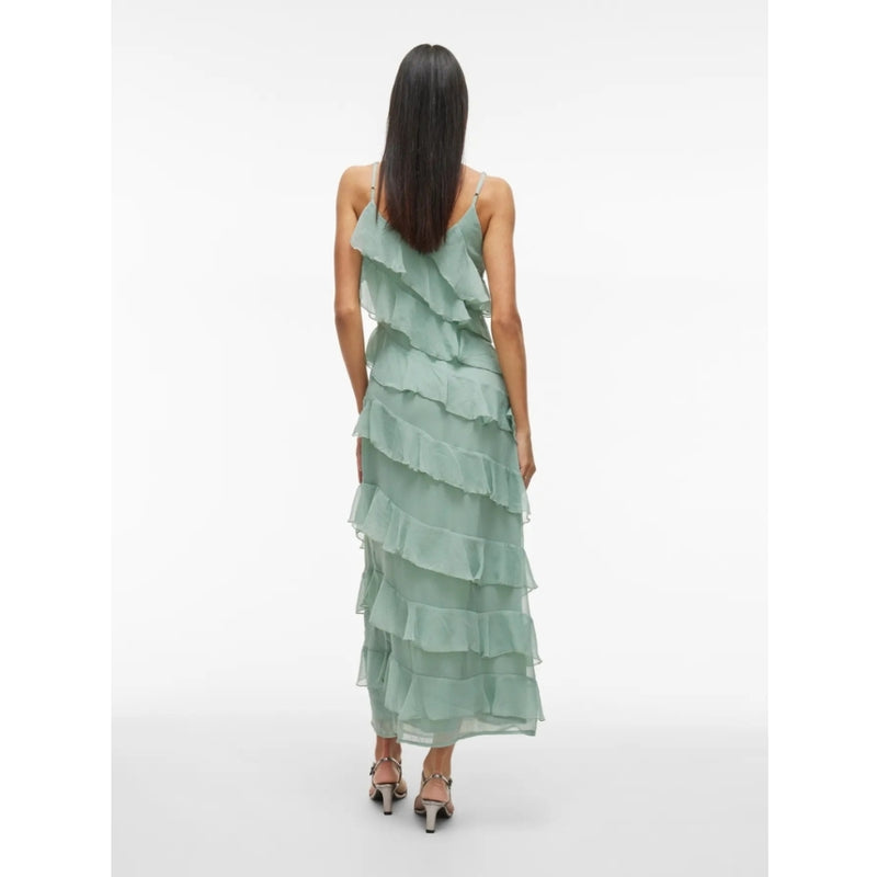 VILA VILA DAM KLÄNNING VILUNA Dress Green Milieu