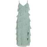 VILA VILA DAM KLÄNNING VILUNA Dress Green Milieu